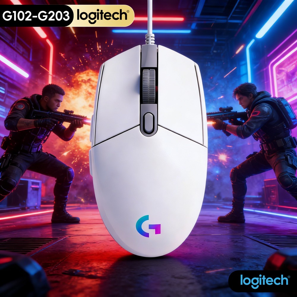 Logitech Mouse G203 - G102 Originele Logitech G203 Prodigy Muis,