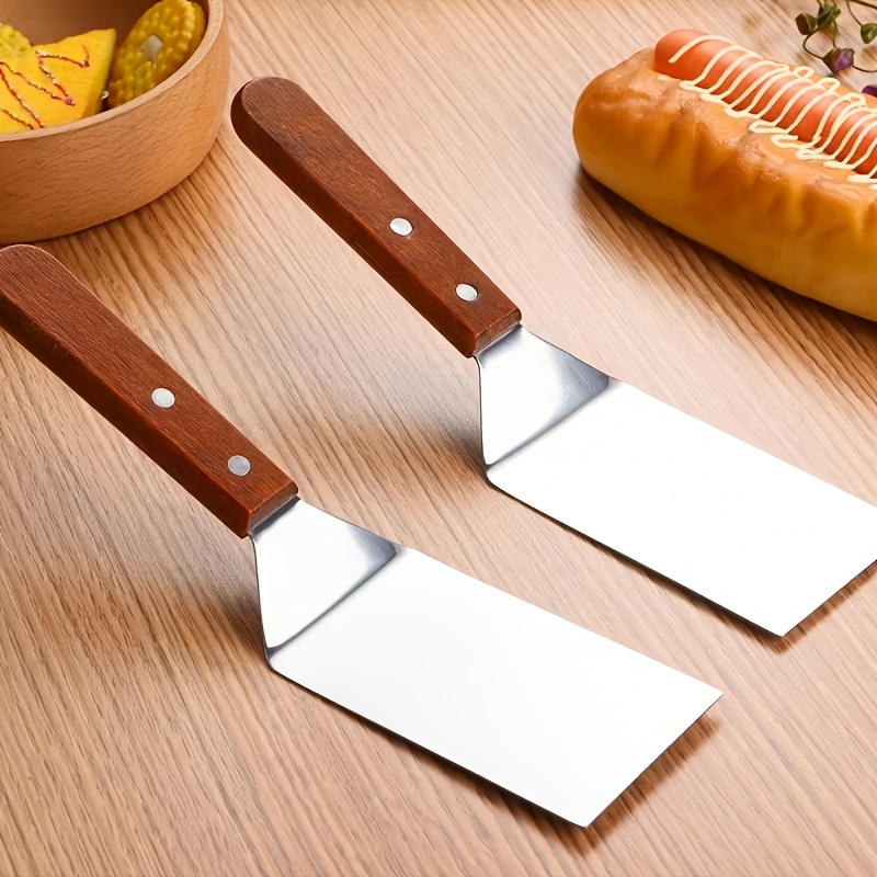 Tech Accessories And Gadgets - 1Pc Roestvrijstalen Spatel Pannenkoekendraaier Steak Koken
