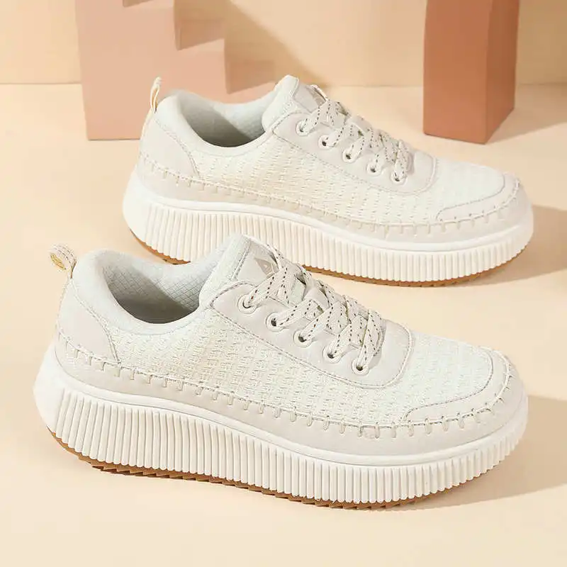 Tech Accessories Names - Bruine schoenen Dames Flats Herfstlaarzen Sneakers