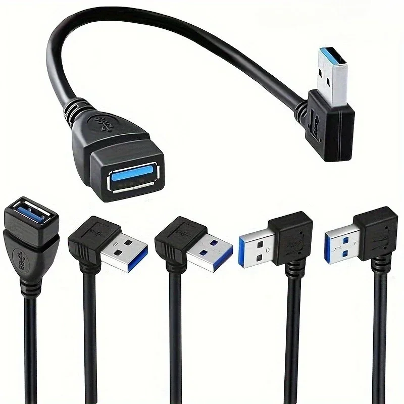 Tech Accessories For Laptop - USB 3.0 haakse verlengkabel snelle gegevens