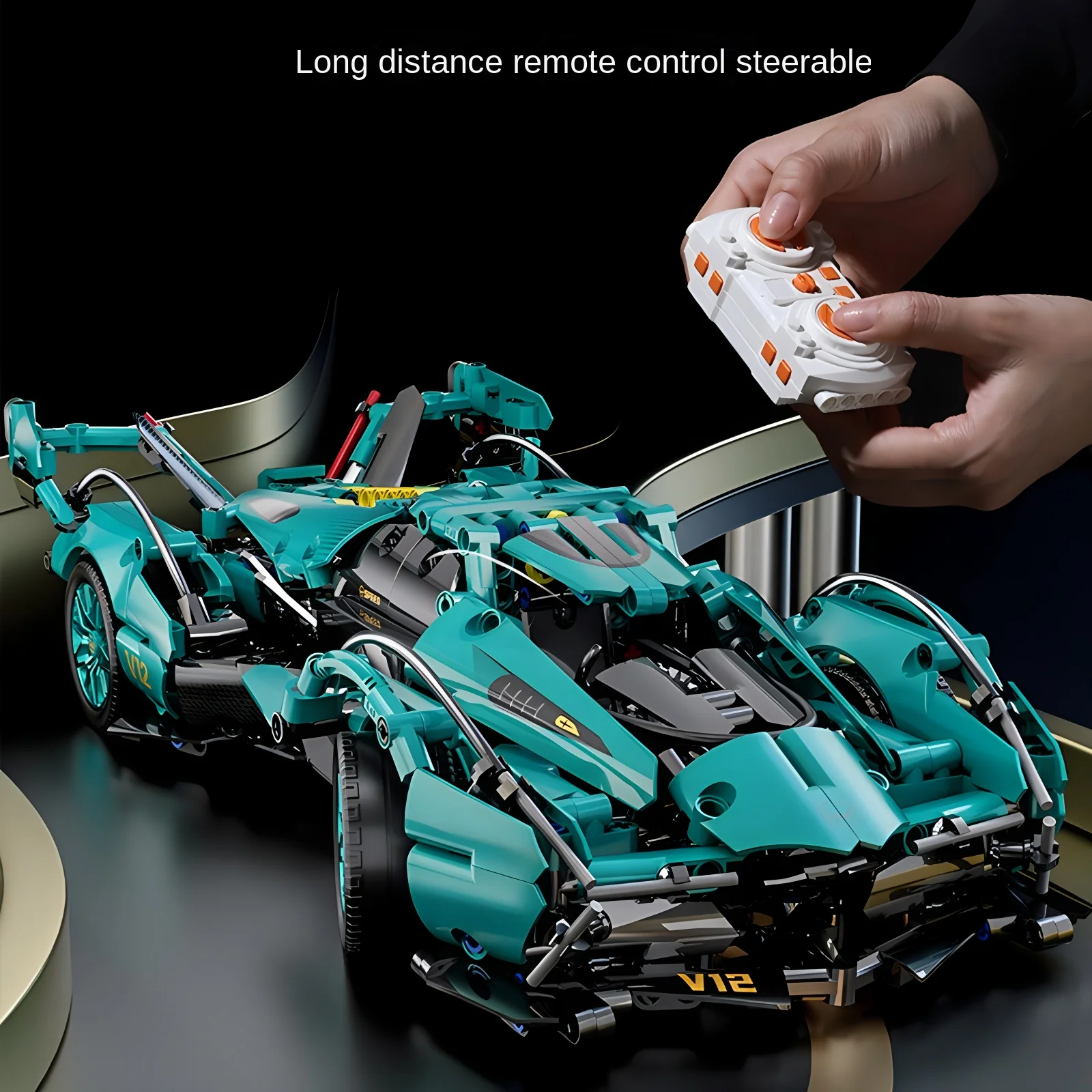 Tech Accessories Gifts - Blauw V12 Blok Roadster RC Tech