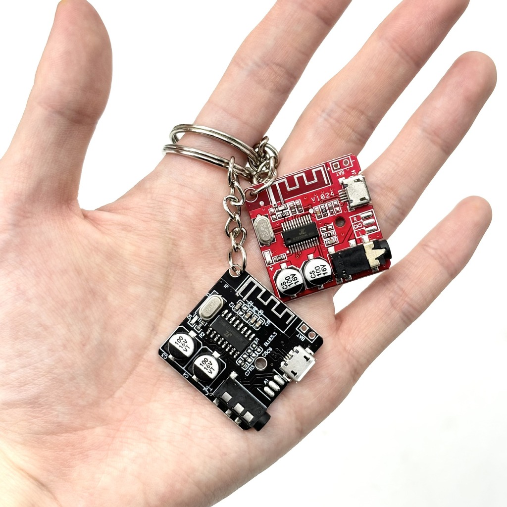 Tech Keychain Accessories - Cyberpunk stijl printplaat sleutelhanger retro tech