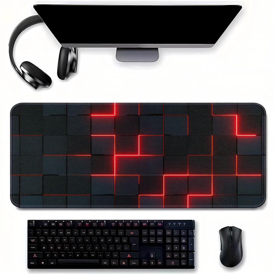 Tech Accessories For Laptop - Neon Square Tech muismat Game Console