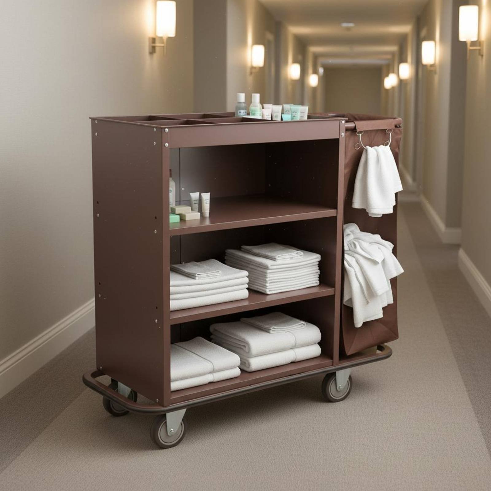 Tech Room Accessories - Hotel Linnenkar Multifunctionele Huishoudkar Kamerkar met