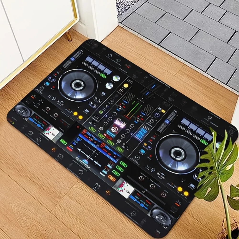Tech Room Accessories - DJ-apparatuurpatroon 2D platte print deurmat antislip