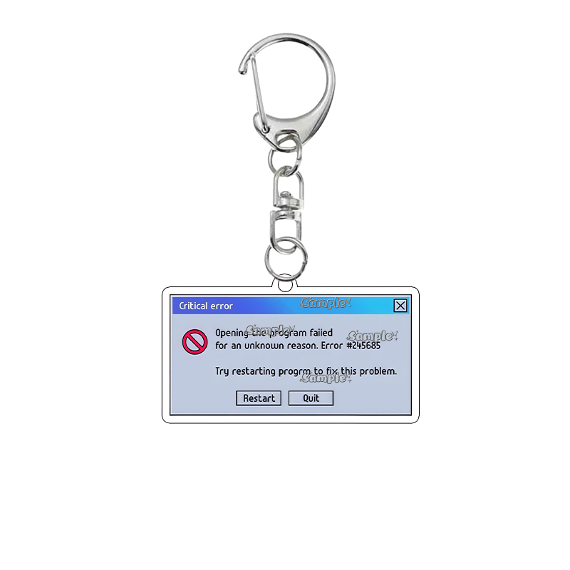 Creatieve acryl sleutelhanger  - Tech Keychain Accessories recensie en prijs