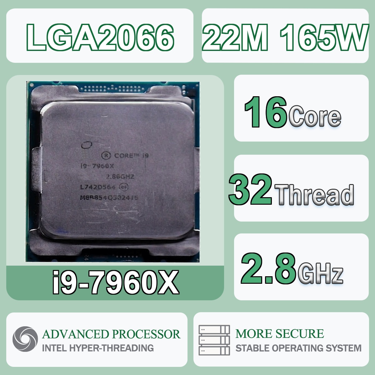 Intel Core i9-7960X 16 Core 32 - Intel Cpu Core I9 recensie en prijs