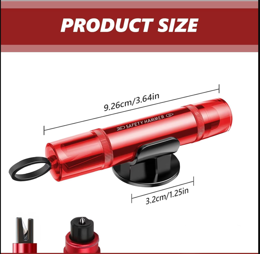 Autoveiligheidshamer Ruitbreke - Tech Accessories For Car recensie en prijs