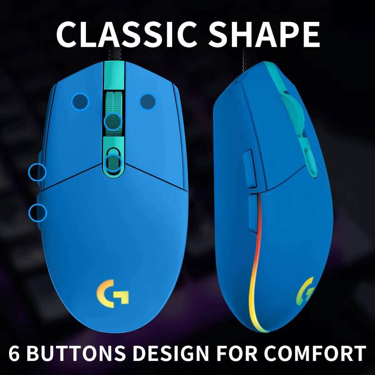 Logitech G203 Gaming Mouse 800 - Logitech Mouse G203 recensie en prijs