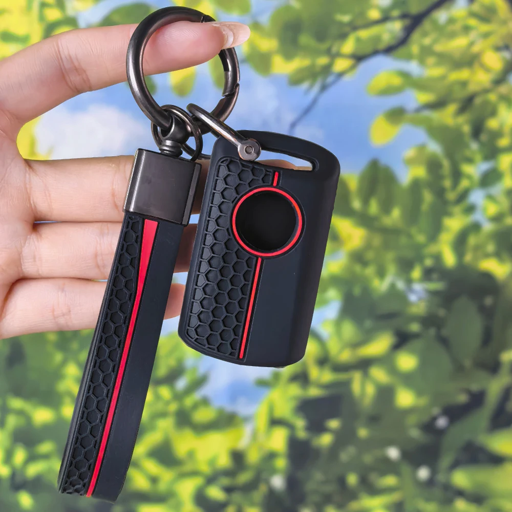 Gevormde honingraatsleutelhuls - Tech Keychain Accessories recensie en prijs