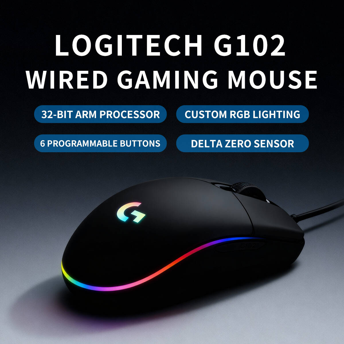 Logitech G203 RGB Gamingmuis,  - Logitech Mouse G203 recensie en prijs