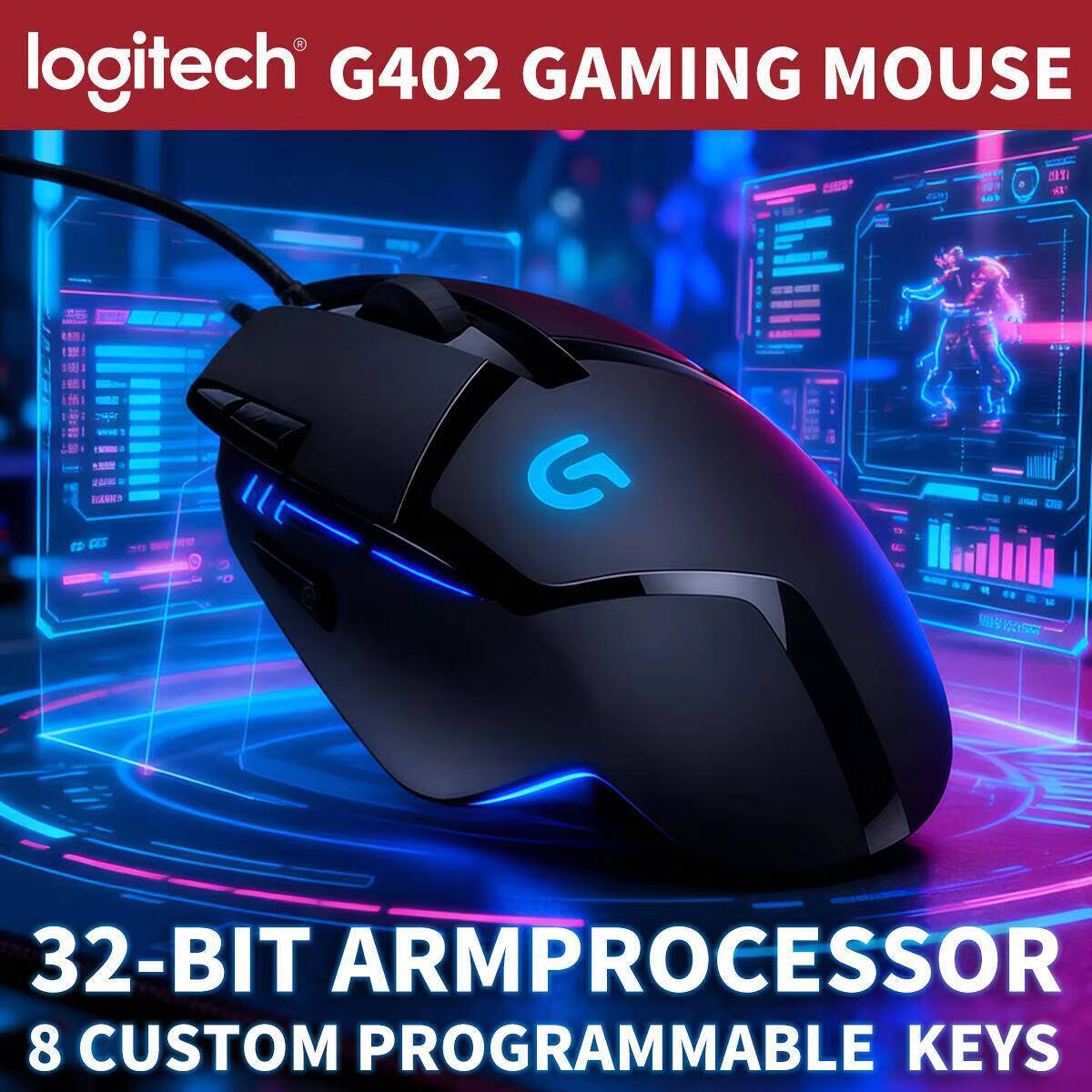 Logitech G402 Bedrade Muis 500 - Logitech Mouse G203 recensie en prijs