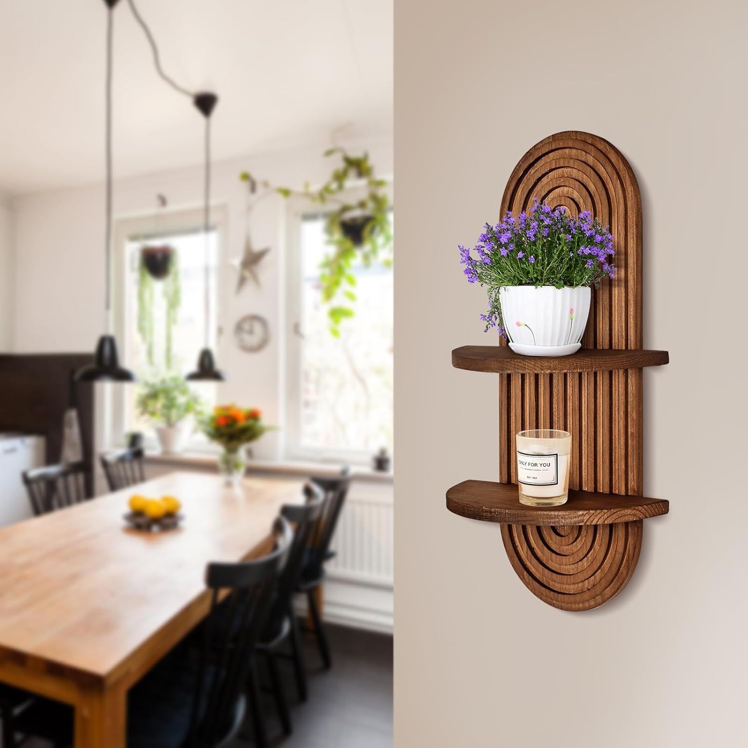 Houten zwevende planken, multi - Tech Room Accessories recensie en prijs
