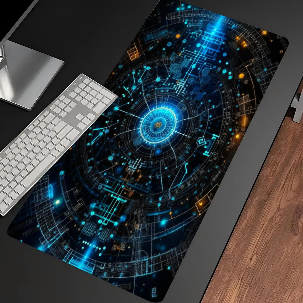 Blue Tech Circuit Cyber ​​Patt - Tech Accessories For Laptop recensie en prijs