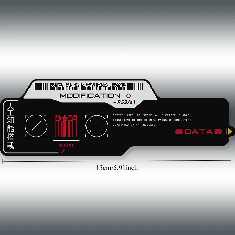Cyberpunk Tech QR-code vinyl s - Tech Accessories For Laptop recensie en prijs