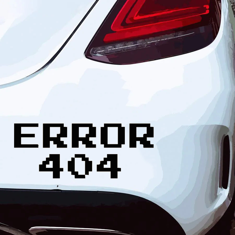 Error 404 Pixel Font Autostick - Tech Accessories For Laptop recensie en prijs