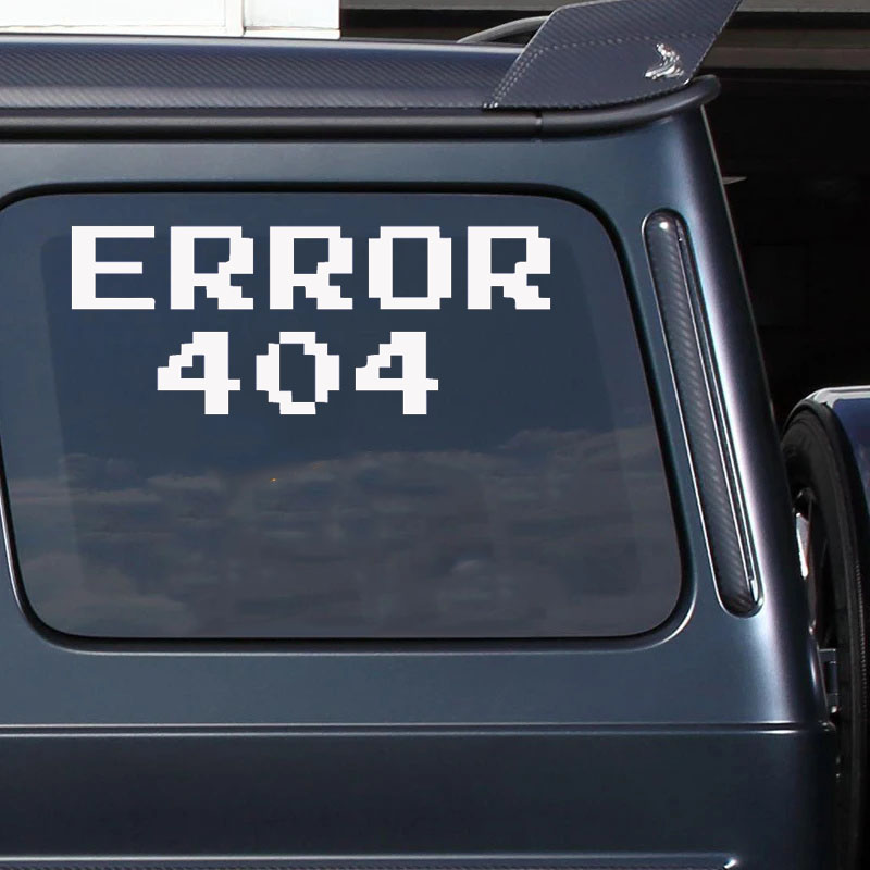 Error 404 Pixel Font Autostick - Tech Accessories For Laptop recensie en prijs