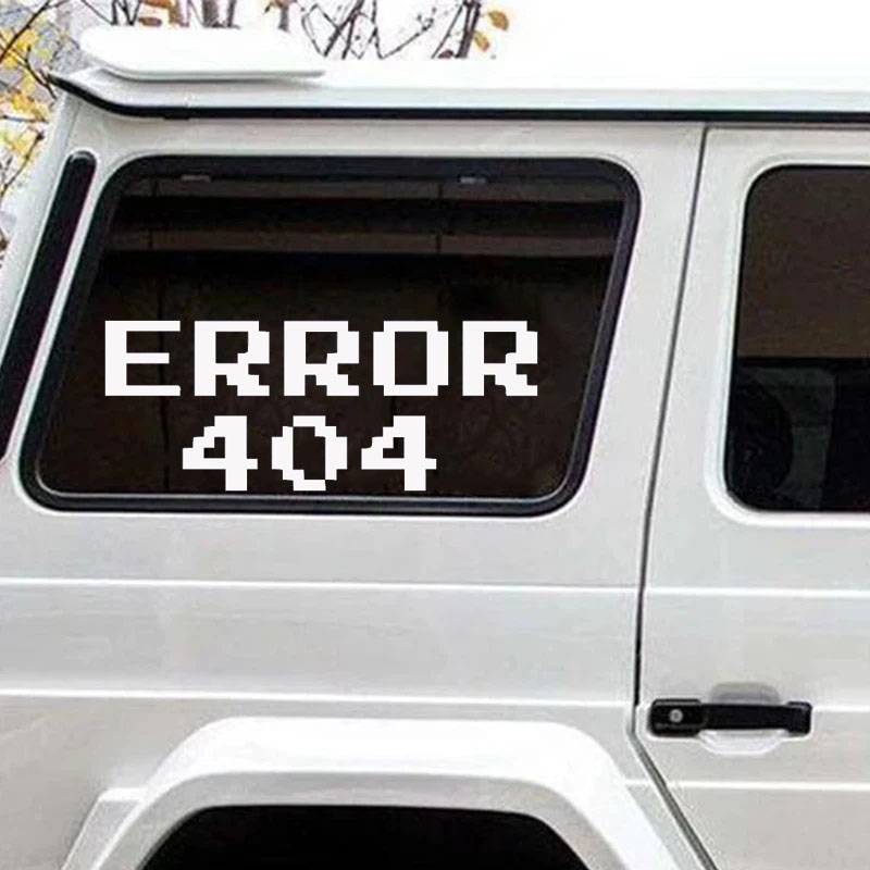 Error 404 Pixel Font Autostick - Tech Accessories For Laptop recensie en prijs