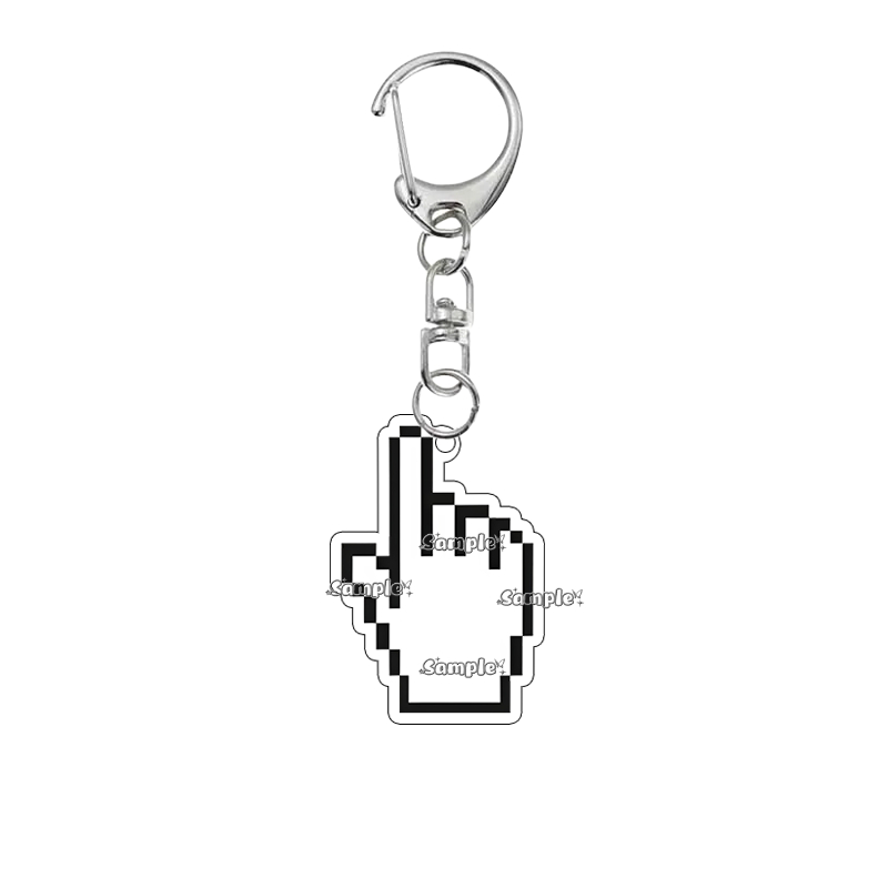 Creatieve dubbelzijdige print  - Tech Keychain Accessories recensie en prijs