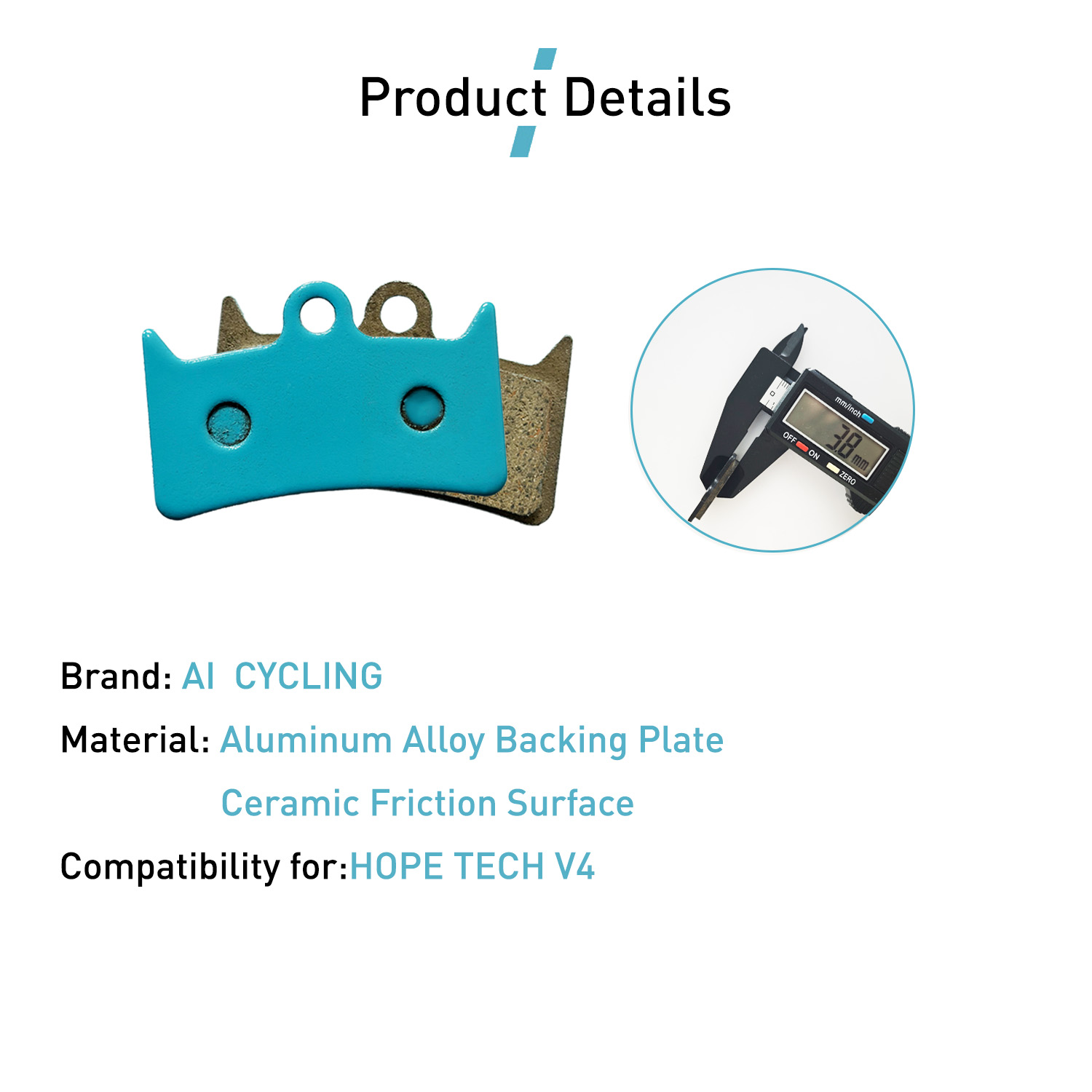 4 paar keramische remblokken v - Tech Bike Accessories recensie en prijs