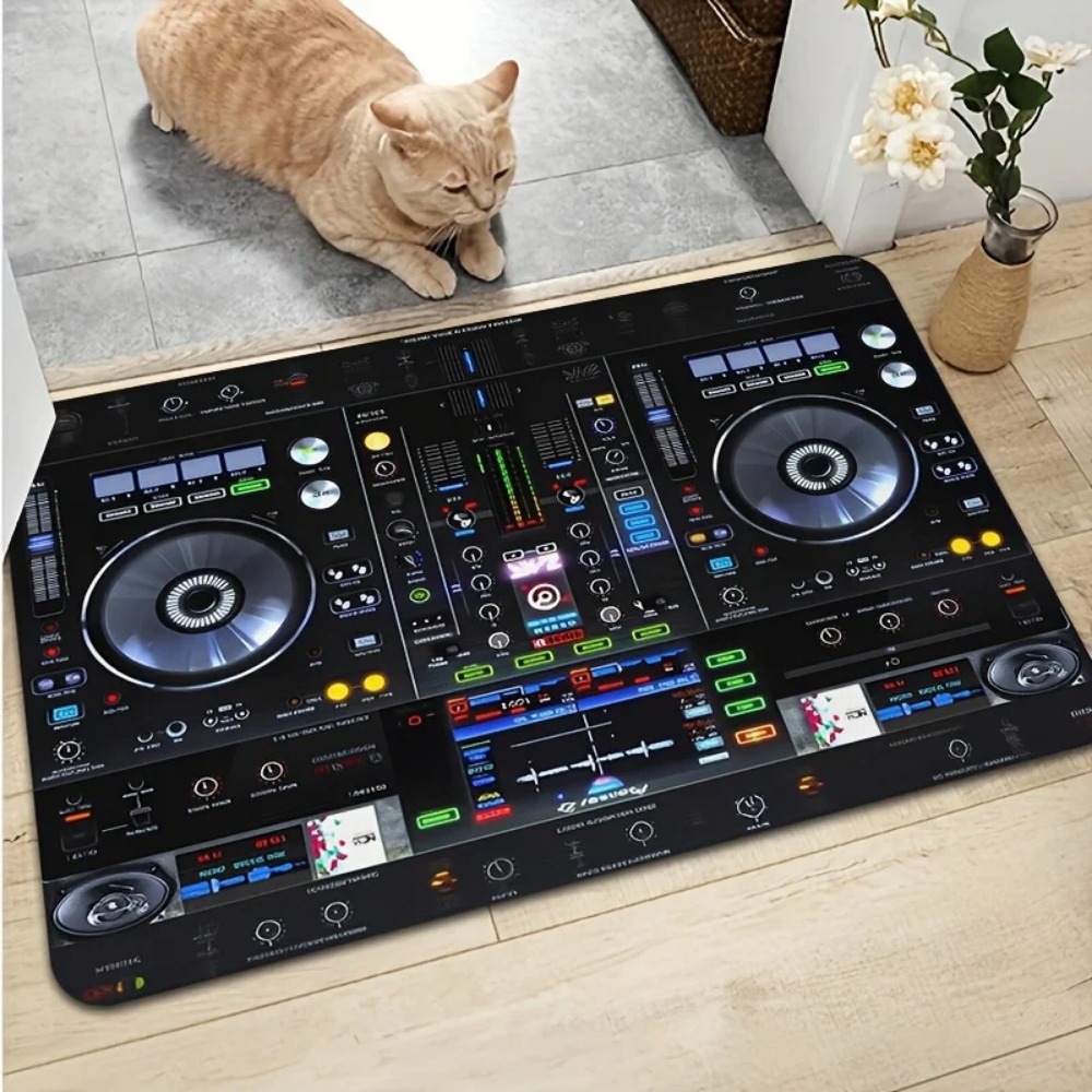 DJ-apparatuurpatroon 2D platte - Tech Room Accessories recensie en prijs