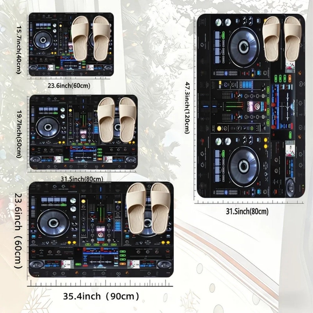 DJ-apparatuurpatroon 2D platte - Tech Room Accessories recensie en prijs