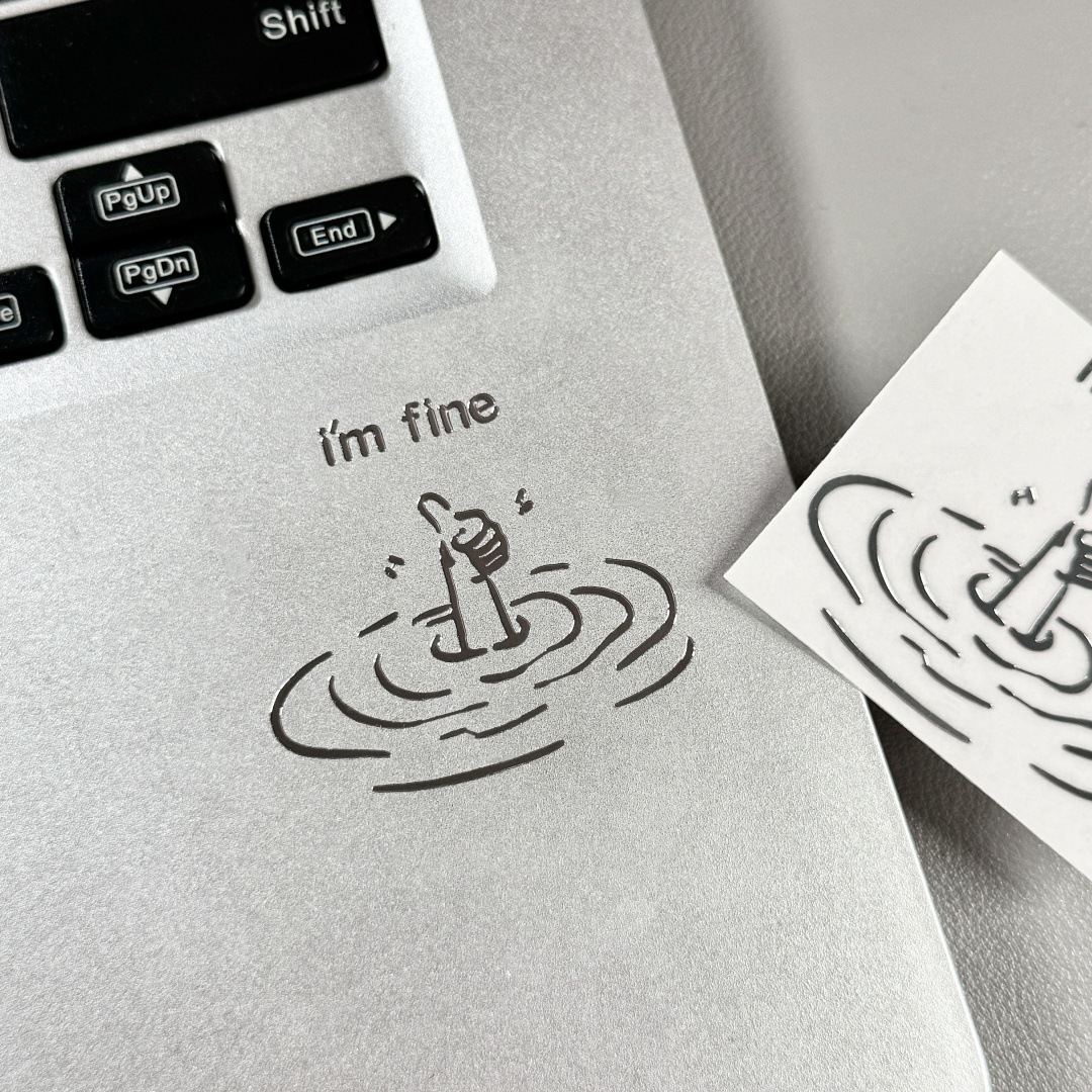 5/10 stuks I'M Fine, grappige, - Tech Accessories For Laptop recensie en prijs